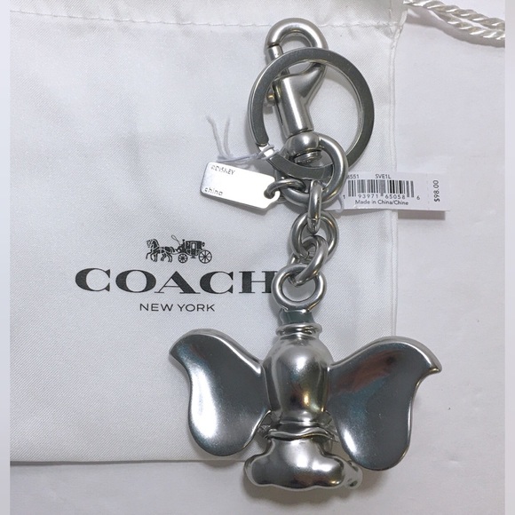 Sold Out! Coach Disney Dumbo Keychain Bag Charm - Picture 4 of 5